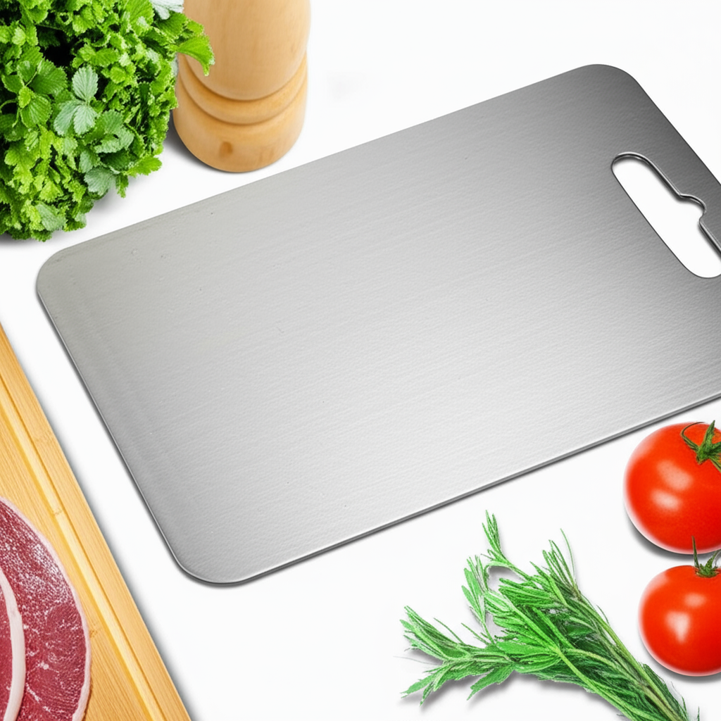 Titanium Snijplank - Antibacterieel, BPA-vrij en Duurzaam