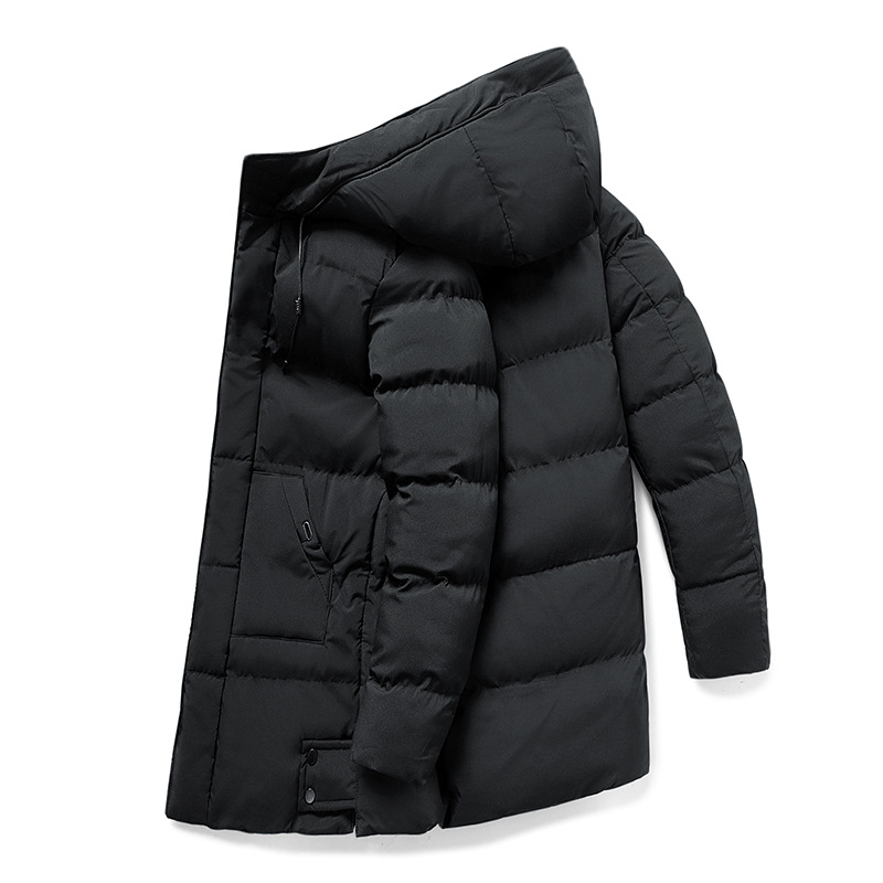 Elegante Lange Herenjas - Warm en Stijlvol Winterjack