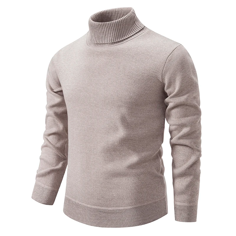 Heren Rollkragen Trui van 100% Wol - Comfortabel en Tijdloos