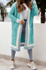 Hoodie Cardigan met Contrastdesign voor de Herfst-mezamstore.nl