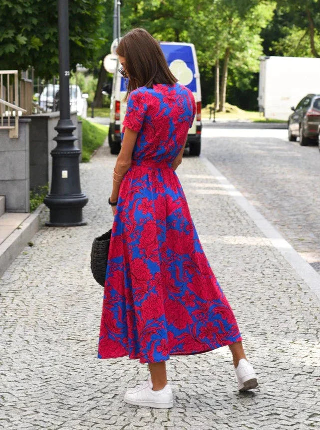 Zomerjurk Luchtig Comfortabele Pasvorm Dames Casual Elegant