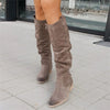 Kniehoge Dames Laarzen – Elegante Comfortabele Laarzen met Rits