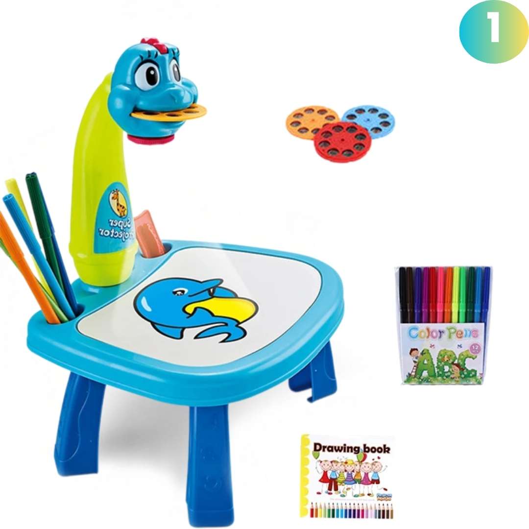 Kreatieve Projektietafel voor Kinderen - Ontdek de Kunst!-mezamstore.nl