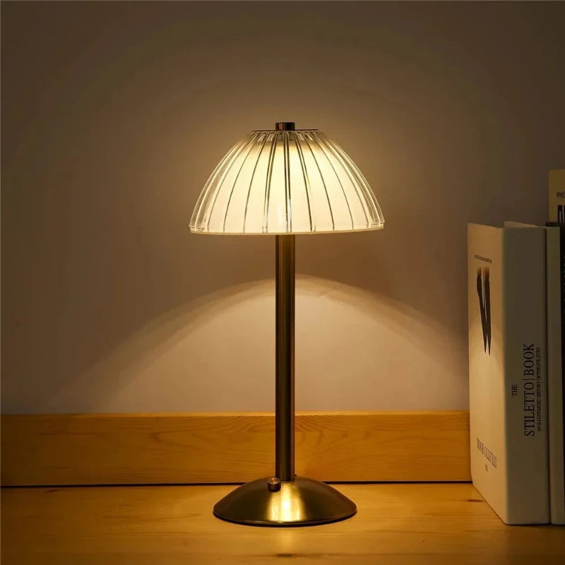 Draadloze LED Tafellamp met Dimbare Kleurenopties