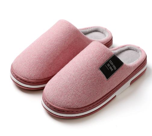 Warme Heren Pantoffels met Antislip – Pluche Instappers