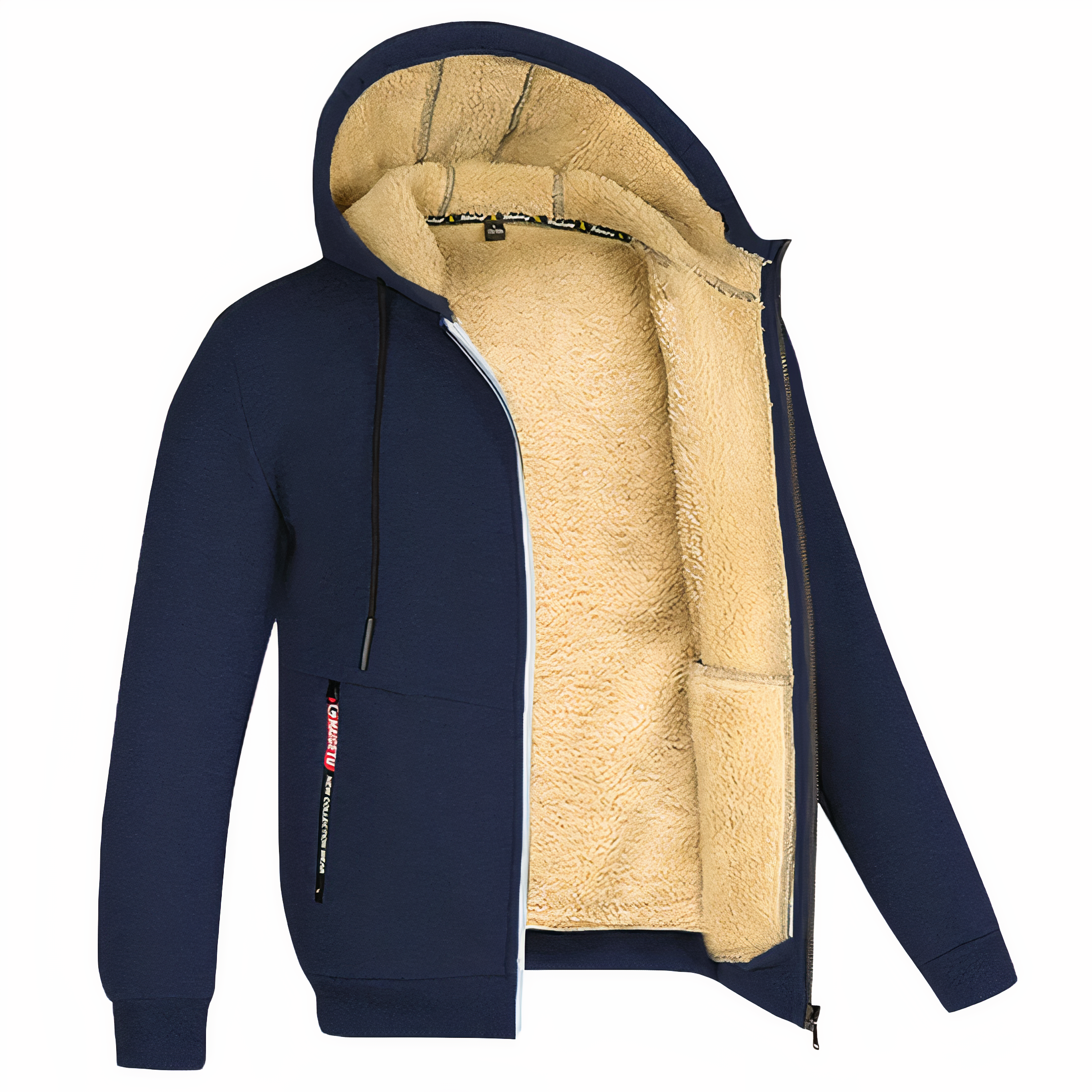 Unisex Winterjas met Capuchon – Warm, Fleece Gevoerd en Stijlvol