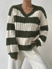 Dames Off-Shoulder Gebreide Trui - Zacht, Elegant, Meerdere Kleuren