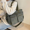Corduroy Schoudertas Dames – Ruime Shopper met Ritssluiting