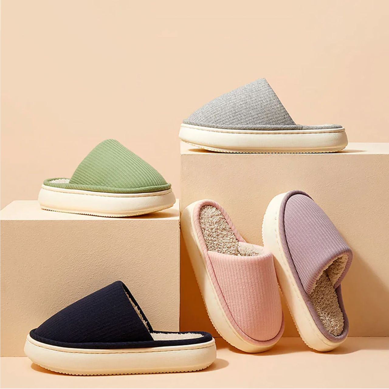 Ultra-Zachte Winterpantoffels – Warm & Comfortabel Thuis