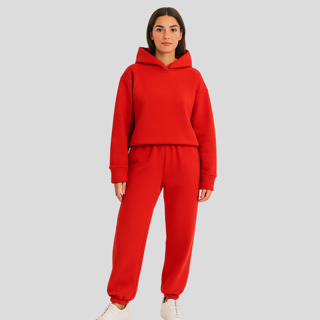 Dames Loungewear Set – Comfortabele Hoodie & Broek