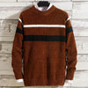 Gestreepte Slim Fit Pullover voor Mannen-mezamstore.nl