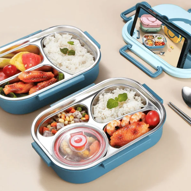 Thermische RVS Lunchbox – Warmhoudend & Lekdicht