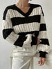 Dames Off-Shoulder Gebreide Trui - Zacht, Elegant, Meerdere Kleuren