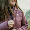 Dames Isolatiejacke met Recycled Material en DWR-Imprägnierung-mezamstore.nl