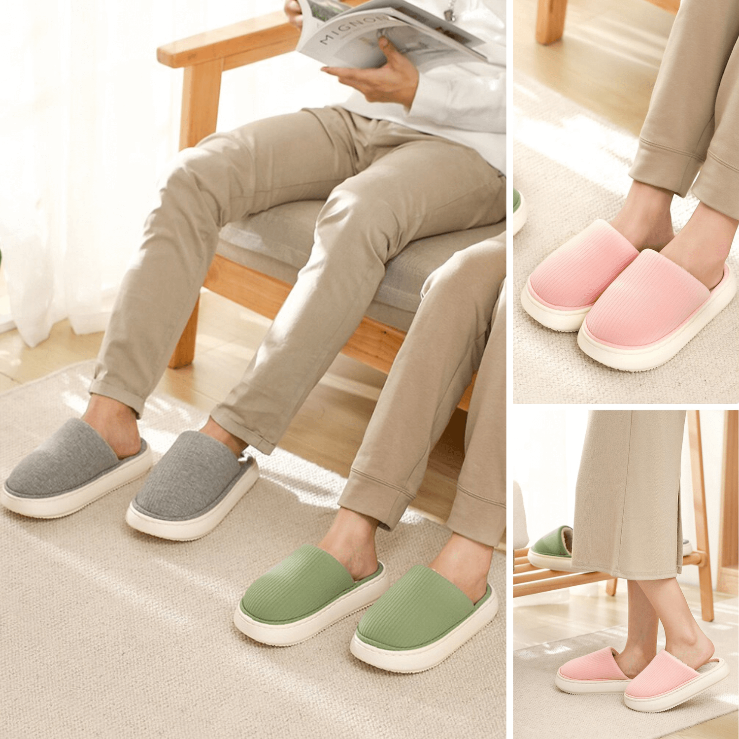 Ultra-Zachte Winterpantoffels – Warm & Comfortabel Thuis