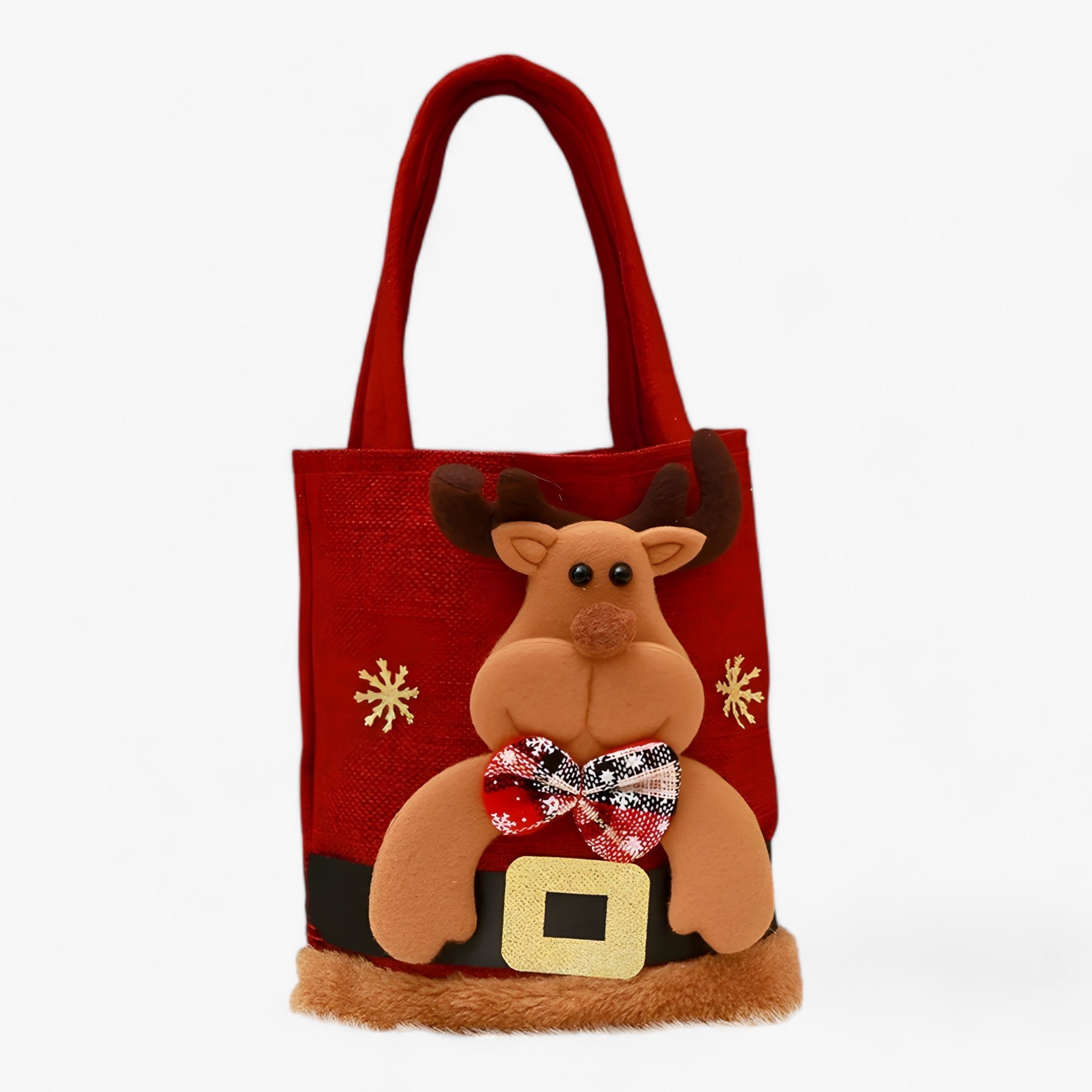 Kerst Cadeautasje met 3D-Figuur – Feestelijke Gift Bag voor December