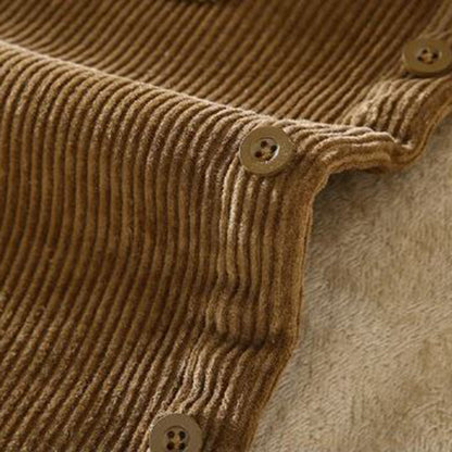 Gewatteerd Overhemd Heren met Fleece Voering