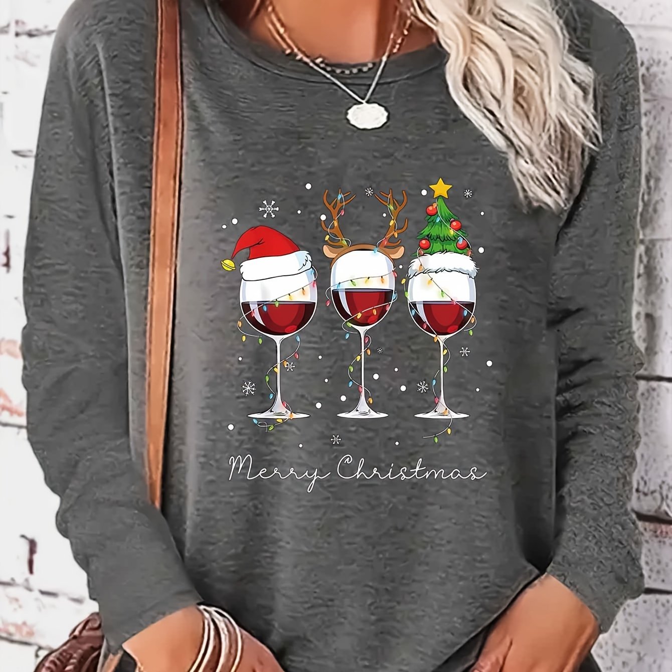 Dames Kerst Sweater – Comfortabele Trui met Feestelijke Print