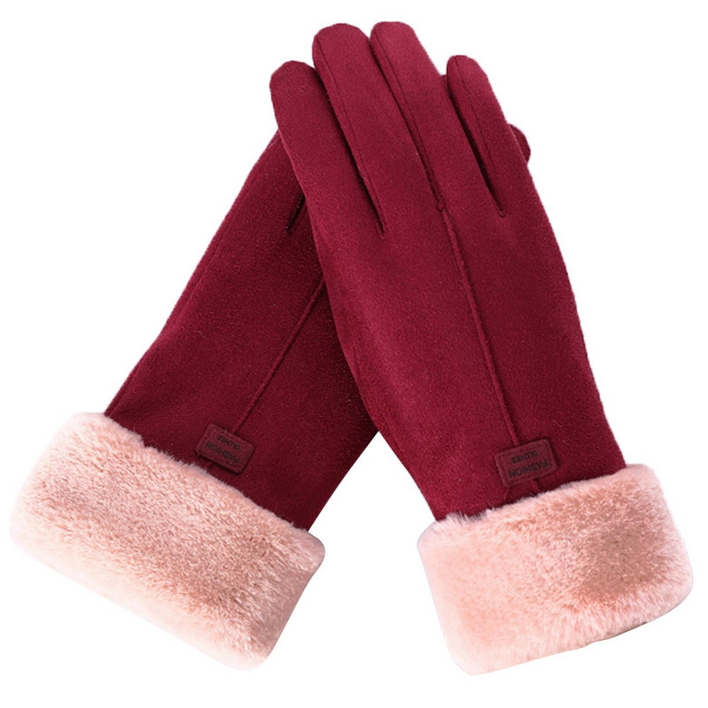 Warme Waterdichte Winterhandschoenen – Touchscreen, Fleece Gevoerd voor Dames