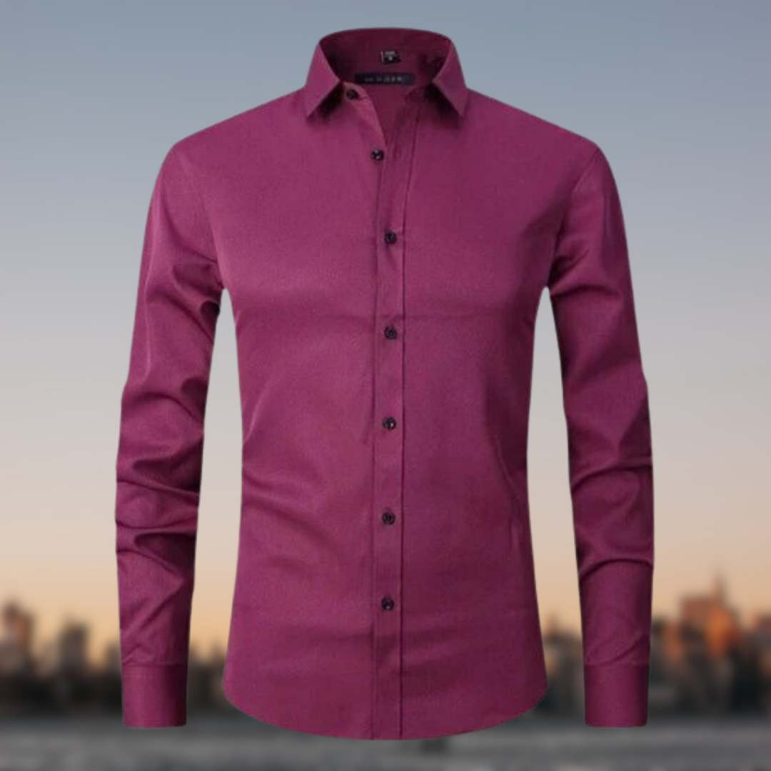 Strijkvrije Stretchblouse voor Dames met Comfortabele Pasvorm