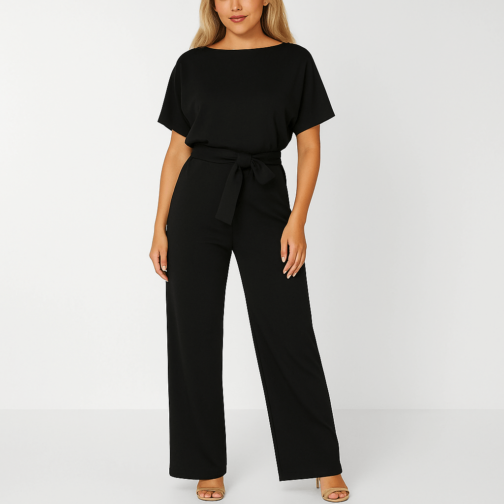 Jumpsuit met Verstelbare Tailleband en Elegante Pasvorm