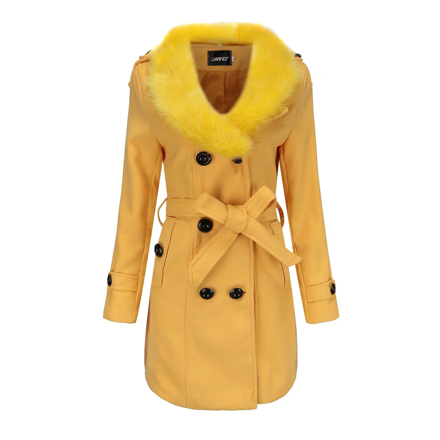 VelvetWarm - Warme Wollen Wintermantel voor Dames-mezamstore.nl