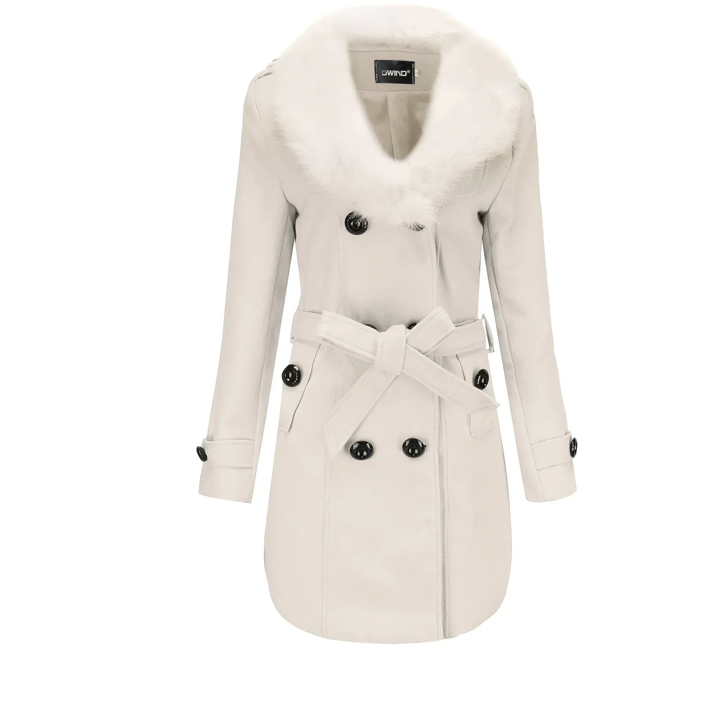 VelvetWarm - Warme Wollen Wintermantel voor Dames-mezamstore.nl