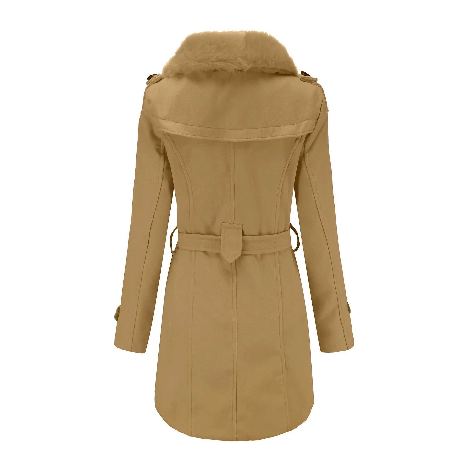 VelvetWarm - Warme Wollen Wintermantel voor Dames-mezamstore.nl