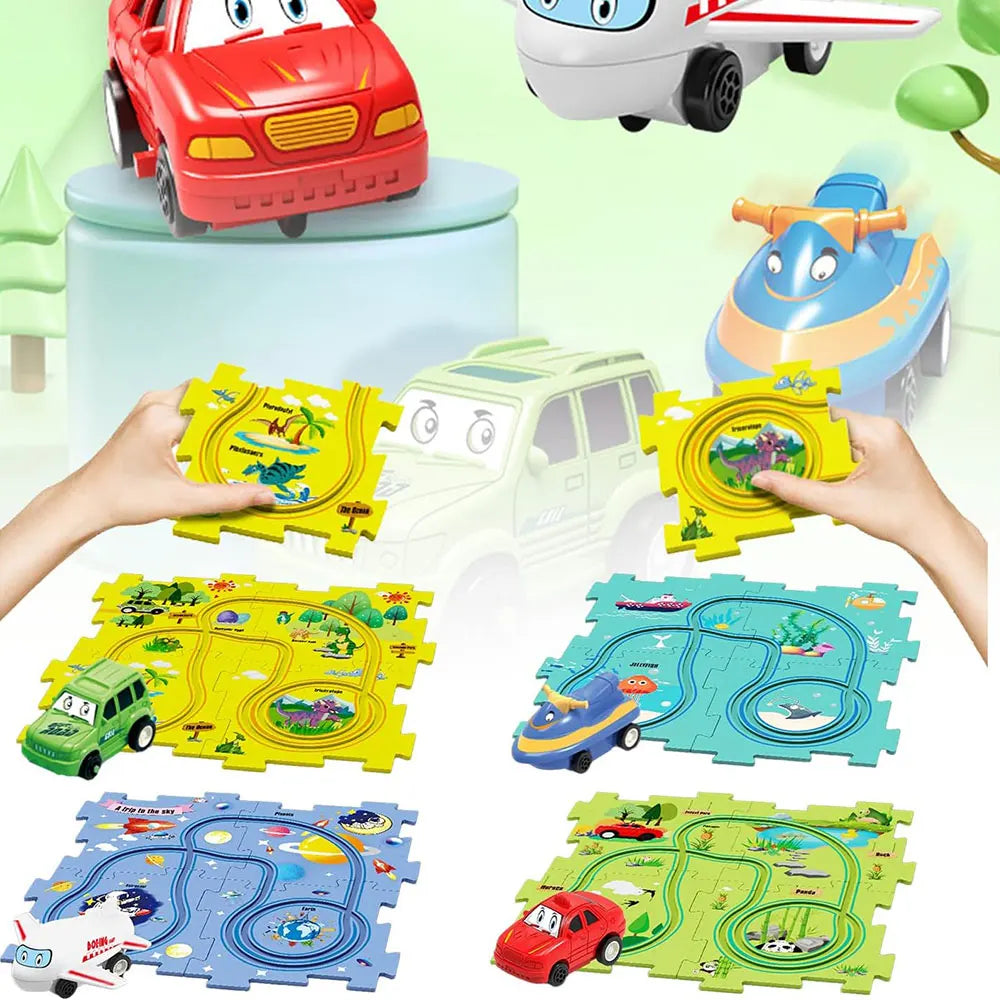 Puzzelset voor Kinderen met Treinmotief-mezamstore.nl
