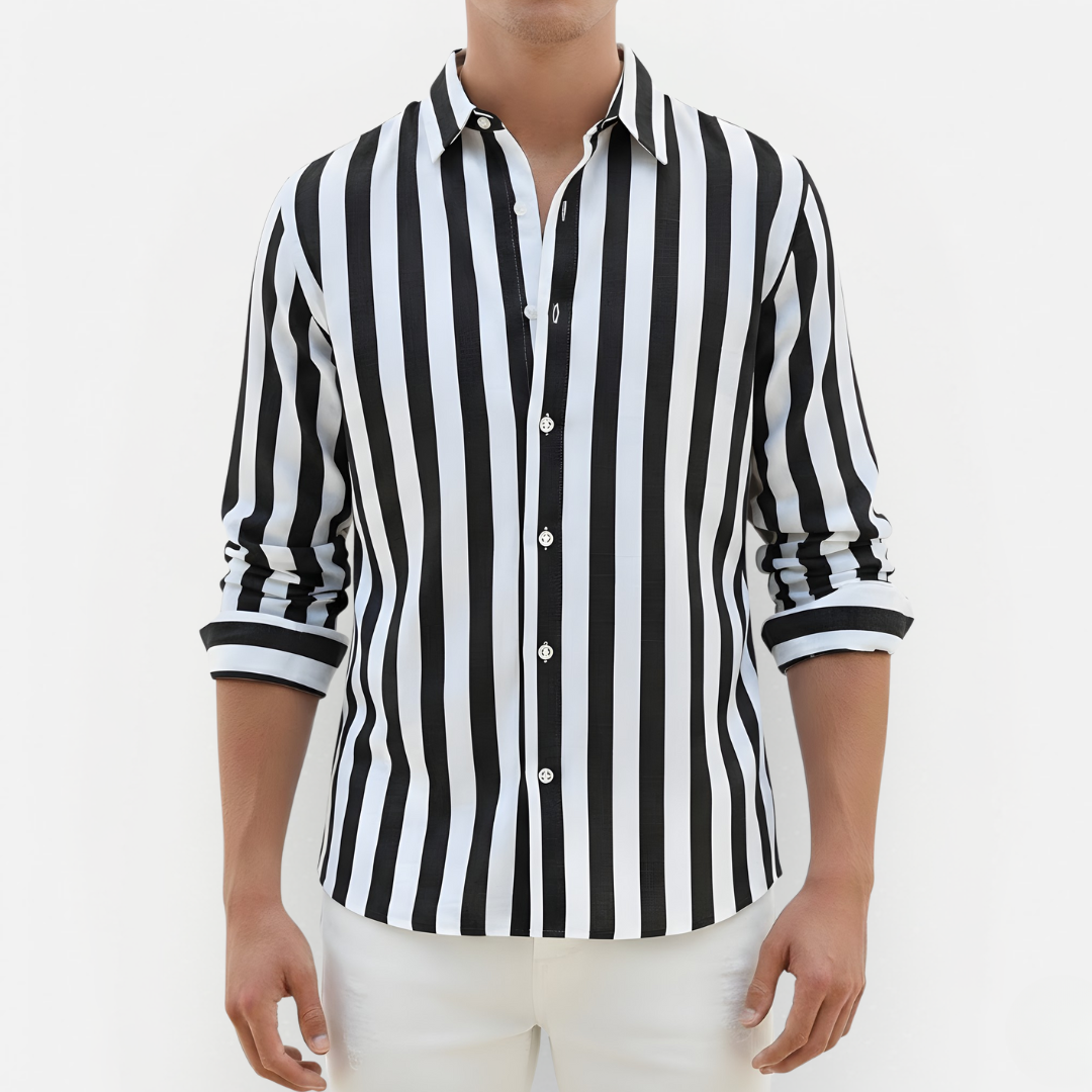 Heren Gestreept Overhemd – Casual & Tijdloos Design