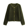 Dames Teddy Jas van Warme Sherpa Fleece met Knopen – Zacht en Comfortabel