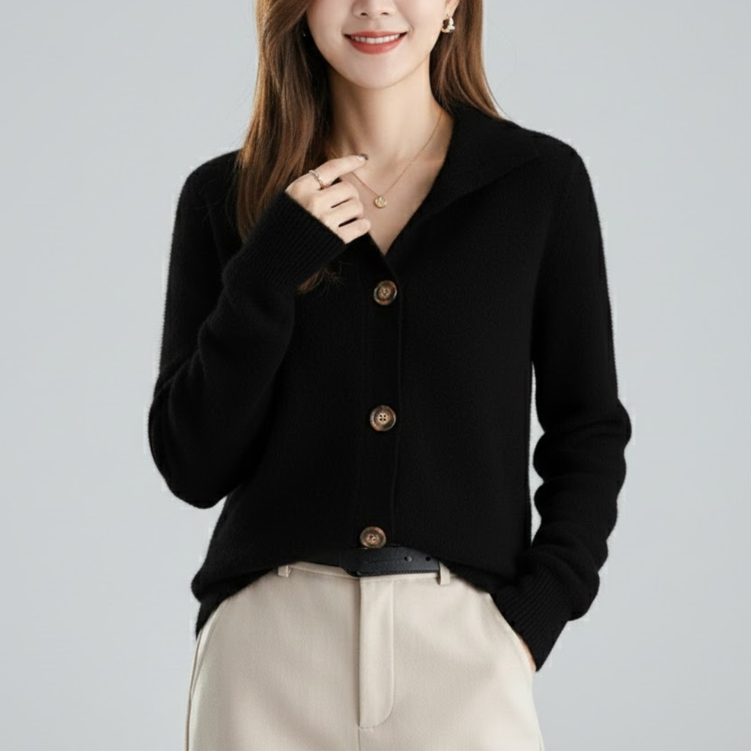Dames Kasjmier Cardigan – Elegant & Tijdloos