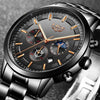 Militair Geïnspireerd Stalen Horloge voor Mannen - Krasbestendig en Waterbestendig