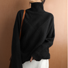 Luxe Dames Coltrui – Zacht, Warm en Elegant met Hoge Kraag