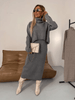 Rollneck Trui en Jurk Set voor Veelzijdige Looks