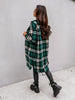 Lange Dames Jas Oversized Geruit – Warme Winterjas in 4 Kleuren