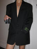 Oversized Klassieke Blazer met Tijdloze Stijl