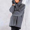 Elegante dames winterjas gevoerd met brede kraag
