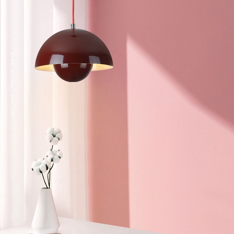 Moderne Halfronde Hanglamp – Kleurrijke Designlamp voor Woonkamer & Eetkamer