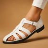 Leren Dames Sandalen met Verstelbare Riem en Comfortabele Pasvorm