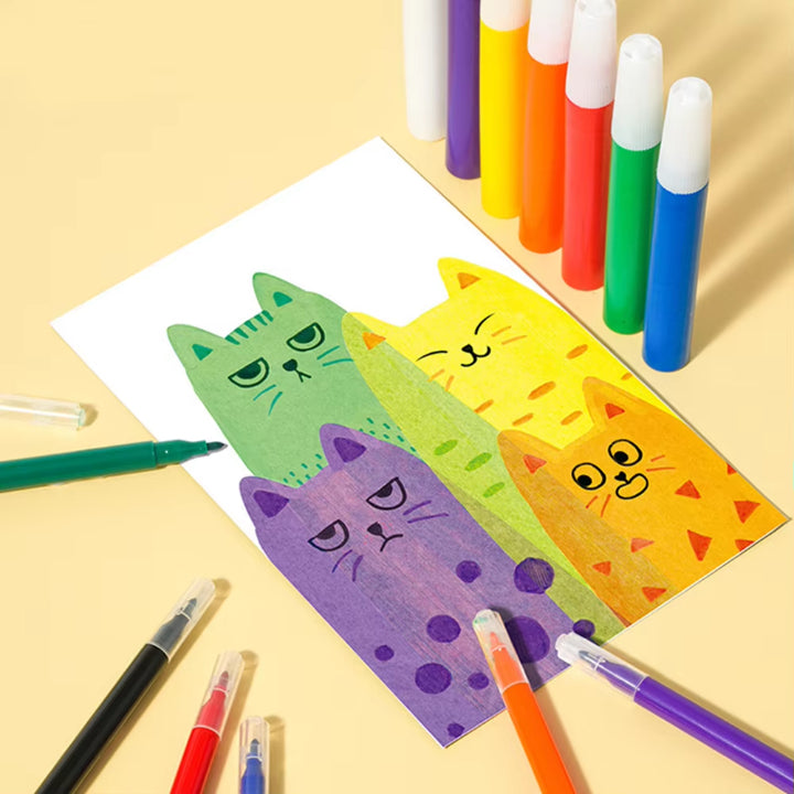 Kinder Krastekeningen Set met Kleurplaten & Creatieve Motieven