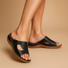 Leren Dames Sandalen met Verstevigde Zool en Ademend Leer
