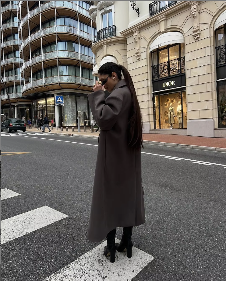 Oversized Dames Jas – Lichtgewicht Dubbelrijig Voorjaar & Herfst