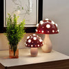 Paddenstoel Tafellamp met Warm LED Licht