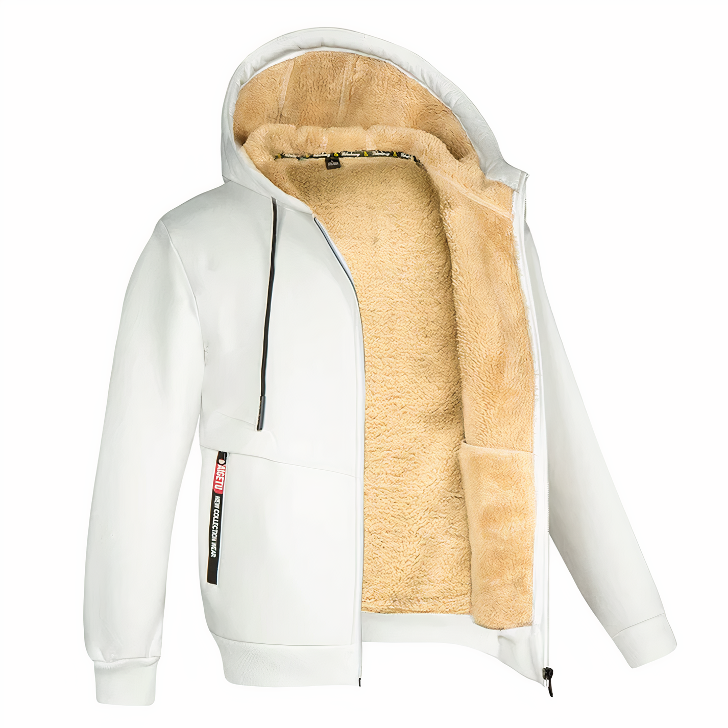 Unisex Winterjas met Capuchon – Warm, Fleece Gevoerd en Stijlvol