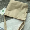 Duurzame Canvas Schoudertas met Verstelbare Band