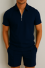 Zomerset Heren Polo en Short in Regular Fit