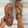 Orthopedische Dames Sandalen met Kralen en Verstelbare Bandjes