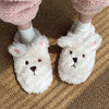 Fluffy Dierenpantoffels – Warme Sloffen met Antislip Zool