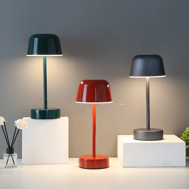Draadloze Bauhaus Tafellamp Minimalistisch en Stijlvol